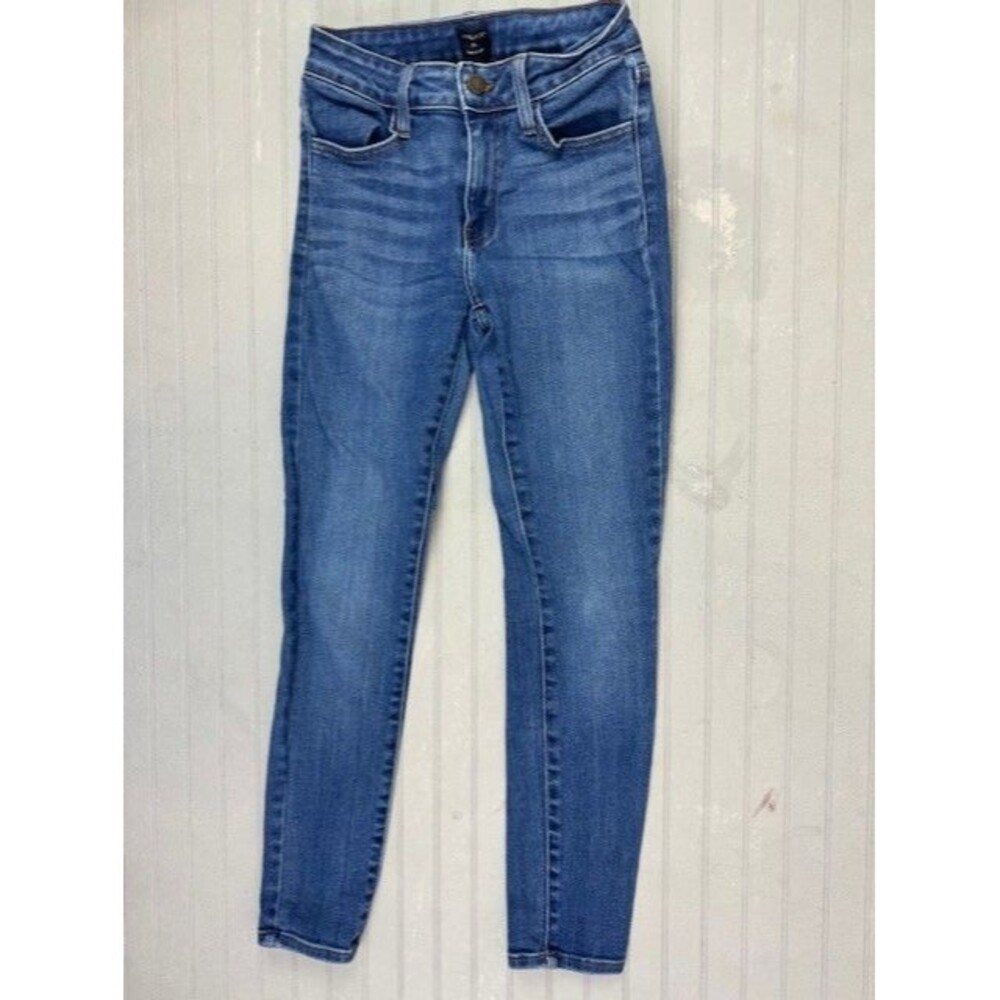 Just Black Size 25 Womens Jeans Skinny Mid Rise Stretch Med Wash
